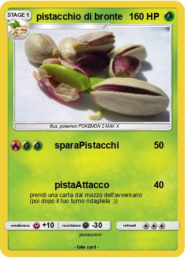 Pokemon pistacchio di bronte