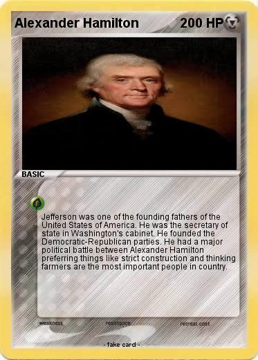 Pokemon Alexander Hamilton