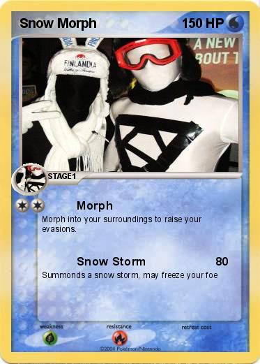 Pokemon Snow Morph