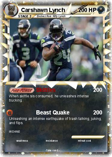 Pokemon Carshawn Lynch