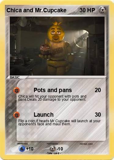 Pokemon Chica and Mr.Cupcake