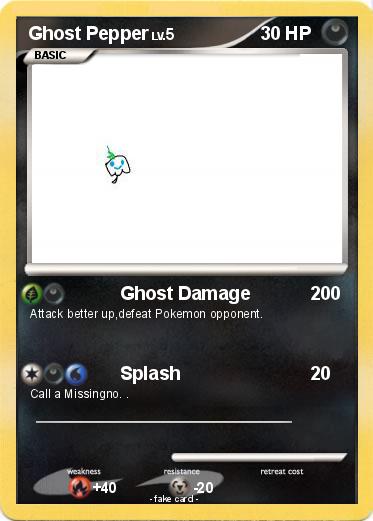 Pokemon Ghost Pepper
