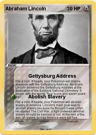 Pokemon Abraham Lincoln