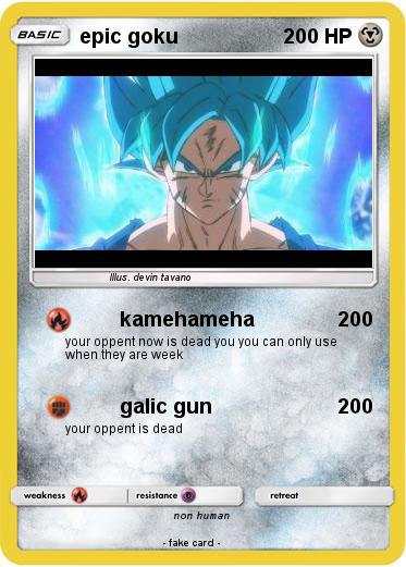 Pokemon epic goku