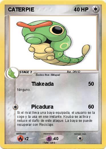 Pokemon CATERPIE Pokemon CATERPIE