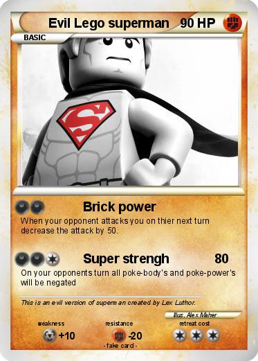 Pokemon Evil Lego superman