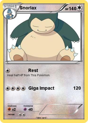 Pokemon Snorlax