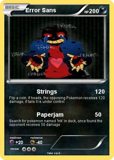 Pokemon Error Sans