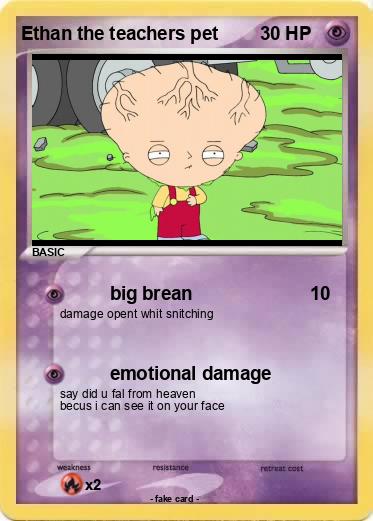 Pokemon Ethan the teachers pet