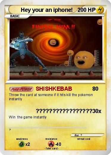 Pokemon Hey your an iphone!
