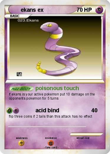 Pokemon ekans ex