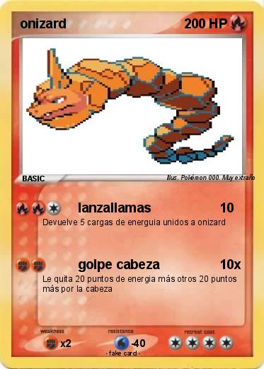 Pokemon onizard
