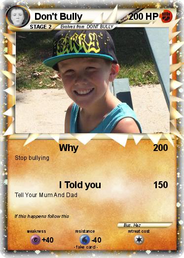 Pokemon Don't Bully