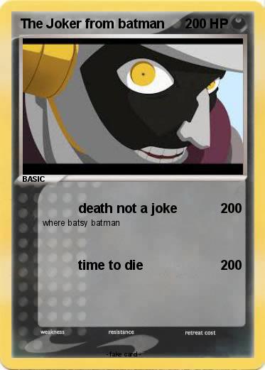 Pokemon The Joker from batman
