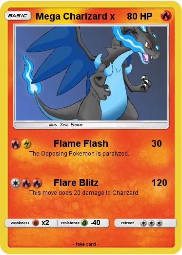 Pokemon Mega Charizard x