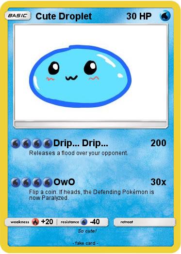 Pokemon Cute Droplet