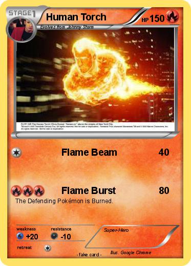 Pokemon Human Torch