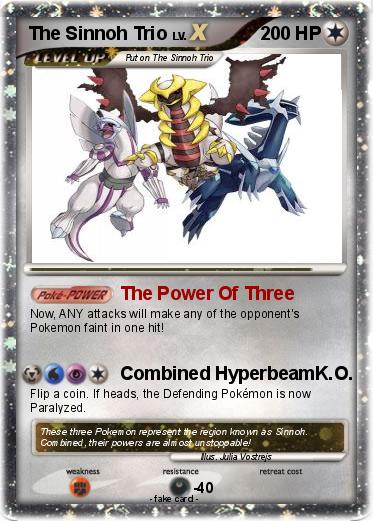 Pokemon The Sinnoh Trio