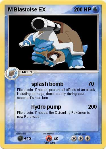 Pokemon M Blastoise EX