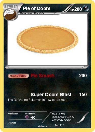 Pokemon Pie of Doom