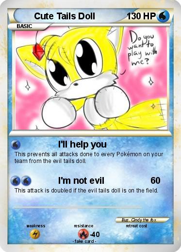 Pokemon Cute Tails Doll