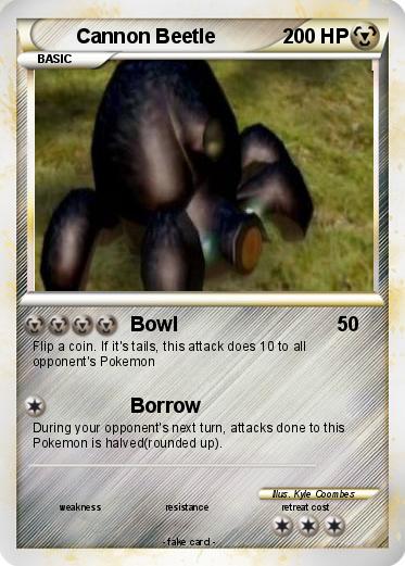 Pokemon Cannon Beetle