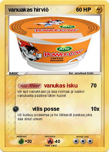 Pokemon vanuakas hirviö