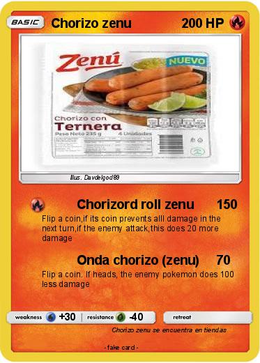 Pokemon Chorizo zenu