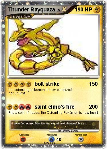 Pokemon Thunder Rayquaza