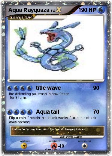 Pokemon Aqua Rayquaza