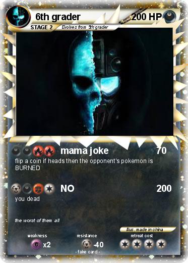 Pokemon 6th grader