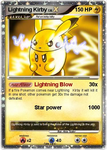 Pokemon Lightning Kirby