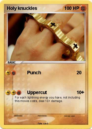 Pokemon Holy knuckles