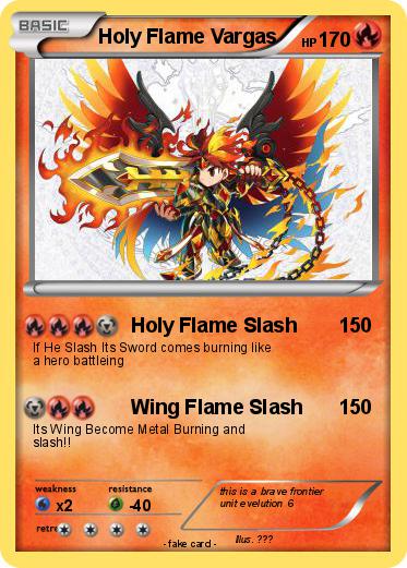 Pokemon Holy Flame Vargas