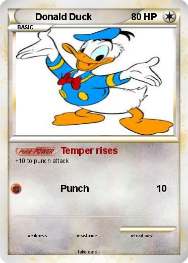 Pokemon Donald Duck