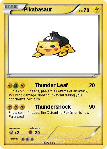 Pokemon Pikabasaur