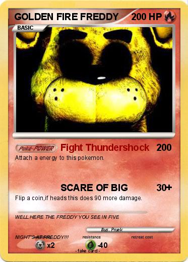 Pokemon GOLDEN FIRE FREDDY