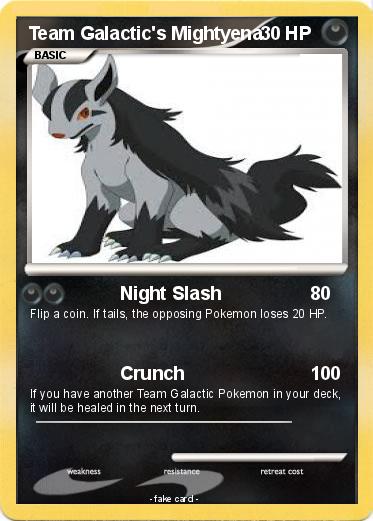 Pokemon Team Galactic's Mightyena