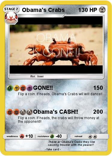 Pokemon Obama's Crabs