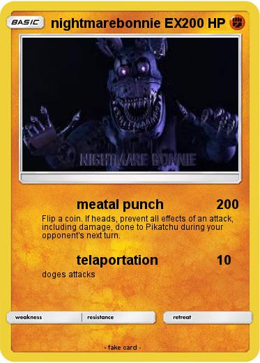 Pokemon nightmarebonnie EX