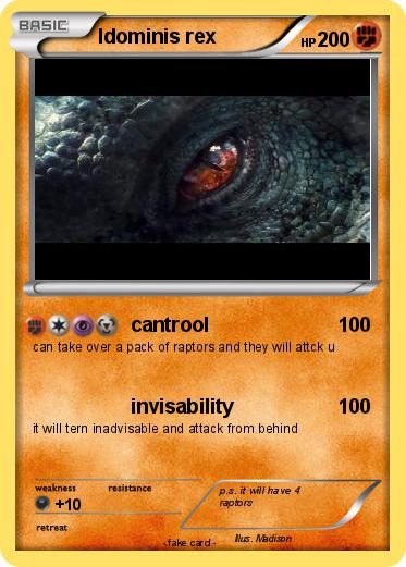 Pokemon Idominis rex