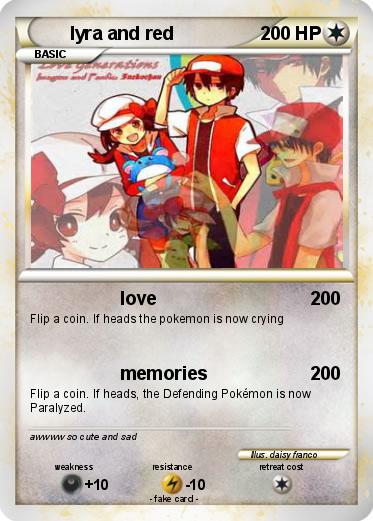 Pokemon lyra and red