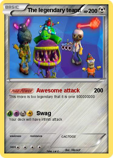 Pokemon The legendary team!