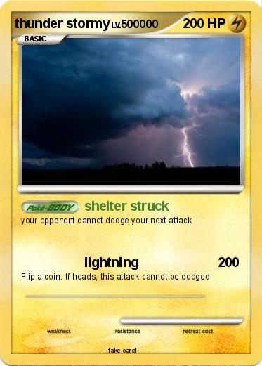Pokemon thunder stormy