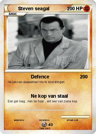 Pokemon Steven seagal