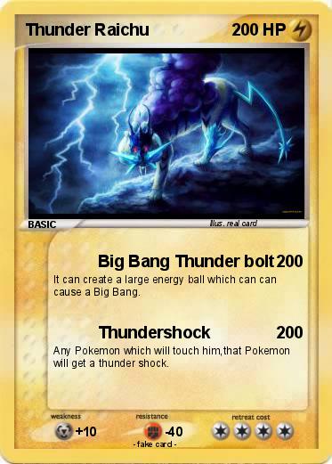 Pokemon Thunder Raichu