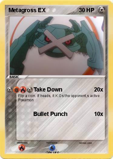Pokemon Metagross EX