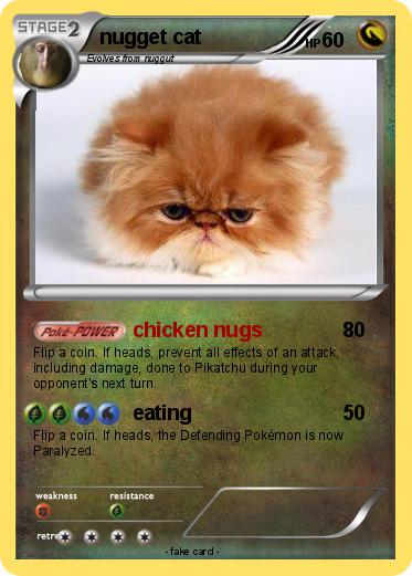 Pokemon nugget cat