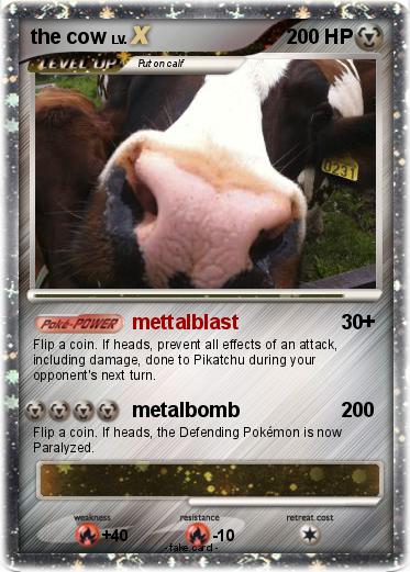 Pokemon the cow