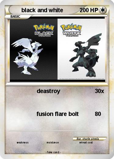 Pokemon black and white